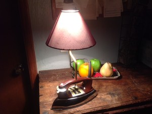 Lampara plancha antigüa.